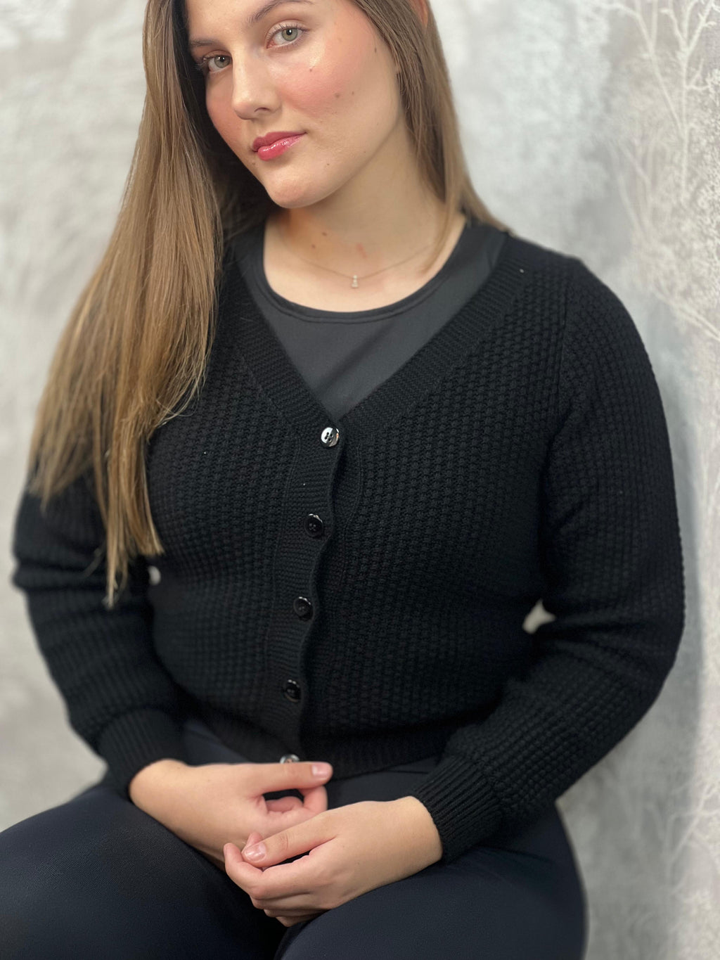 Casaquinho em tricot