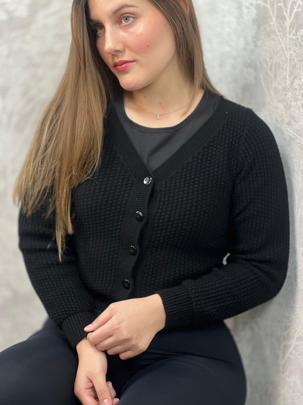 Casaquinho em tricot